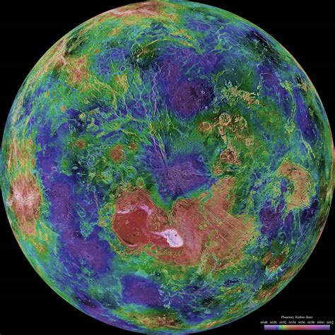 Picture Of The Day The Magellan Mission Maps Venus The Atlantic