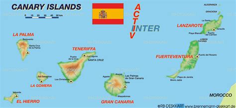 Ilhas Espanholas Mapa Mapa