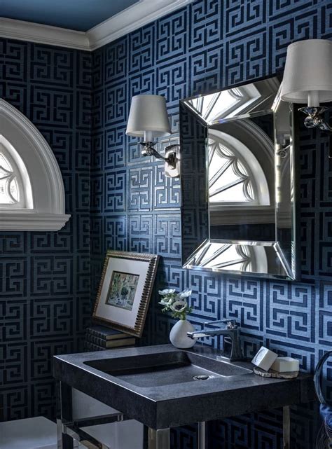 Authored in substance designer and rendered in marmoset toolbag. Greek Key Sisal Peacock in 2020 | Bathroom tile designs ...