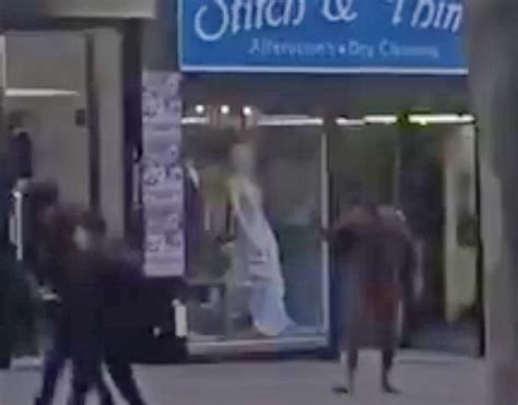 Naked Man Punches Woman Pushing Pram After Fly Kicking Shopper On Busy High Street Mirror Online