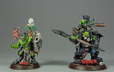 Painting Some Bright Green Warhammer 40k Space Orks — Paintedfigs