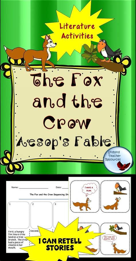 The Fox And The Crow Aesops Fable Reading Comprehension Passage