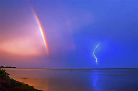 Rainbow Storm Lightning Catholic Lane