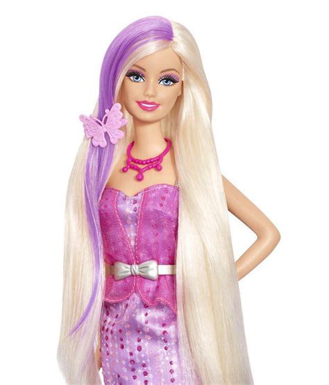 Balayagedarkhair Barbie Doll Long Hair