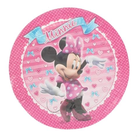 minnie mouse party pack for 8 people pk 40 8 cups 8 plates 8 loot bags and 16 napkins amscan