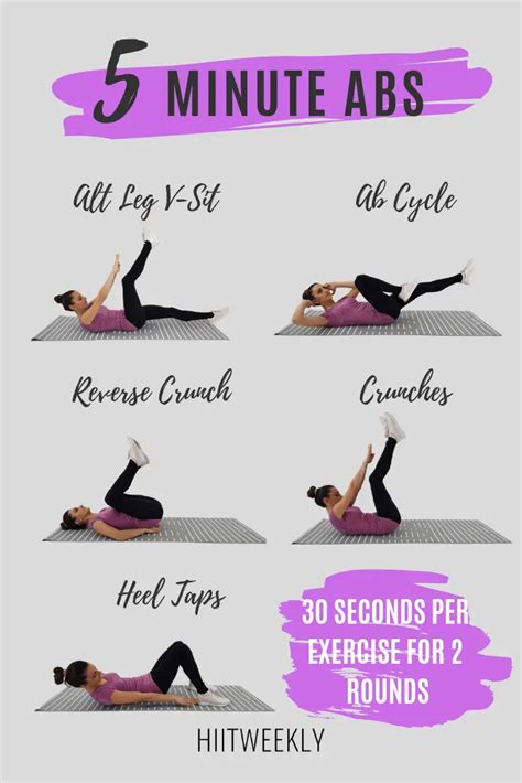 10 Exercises To Lose Belly Fat Fast For Rapid Results Hiit Weekly