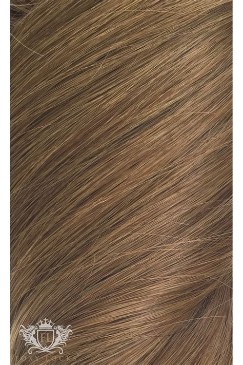 Chestnut Elegant 14 Silk Seamless Clip In Human Hair Extensions 120g Foxy Locks