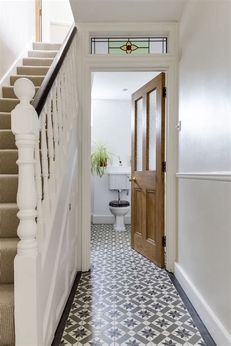 Encaustic Chelsea Pattern Tile Tiled Hallway Hallway Flooring House