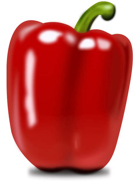 Bell Pepper Red Vector Png Png Mart