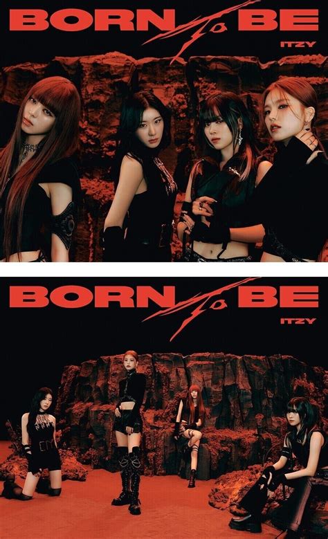 Itzy Born To Be 2nd Album Special Untouchable Vercdphotocardposter
