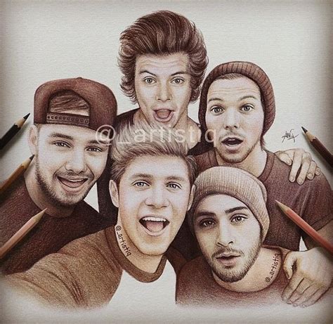 Cool Drawing One Direction Drawings One Direction Art One Direction