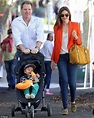 How precious! Miranda Kerr's son Flynn can't stop smiling as he spends ...