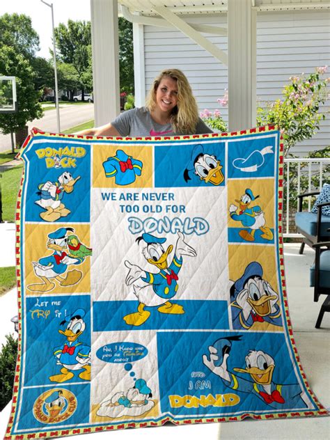 Donald Duck Blanket Quilt Ch Goamazingstyle