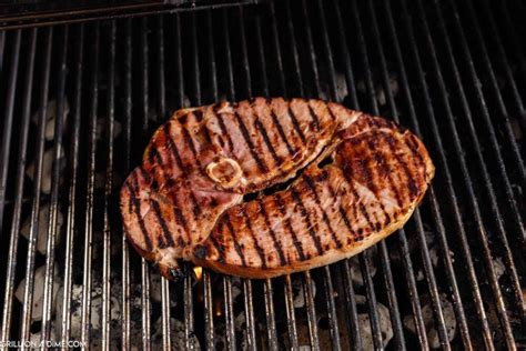 Grilled Ham Steak Recipe Grillonadime Com