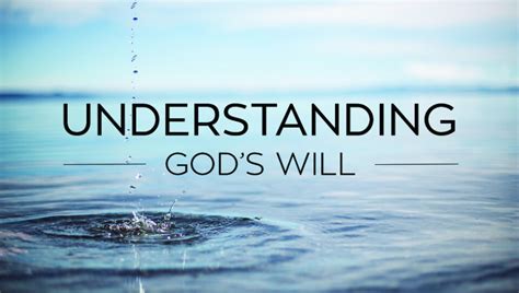 Understanding Gods Will Woodridge Church