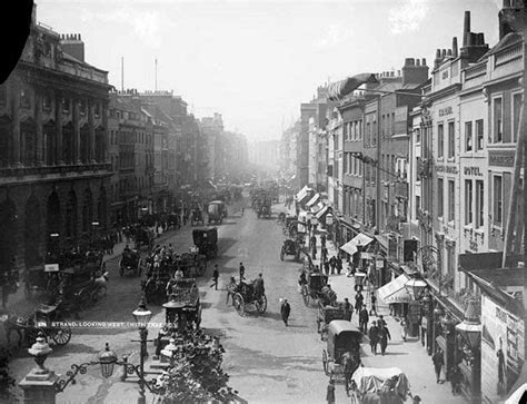 Strand 1890s London Street Victorian London Bedford Street