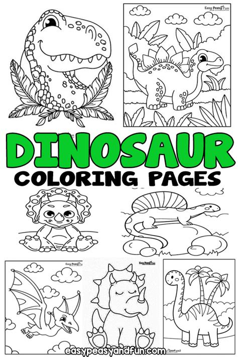 Drawing And Illustration Dinosaur Coloring Page Printable Coloring Pages