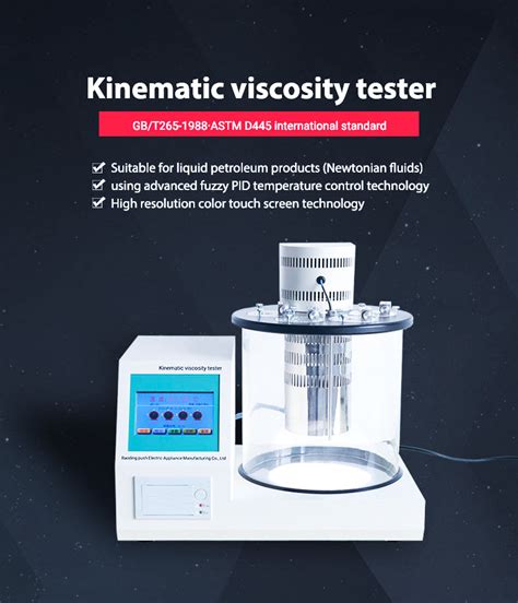 Astm D Cappillary Viscometer Type Kinematic Viscosity Bath China My