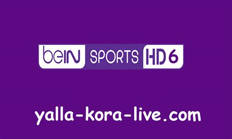 مشاهدة قناة بي ان سبورت Bein Sports 6 Hd بث مباشر بدون تقطيع كورة لايف