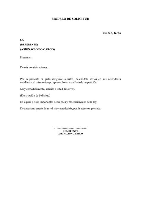 Carta De Solicitud Para Pedir Algo Actualizado Octubre 2022 Images