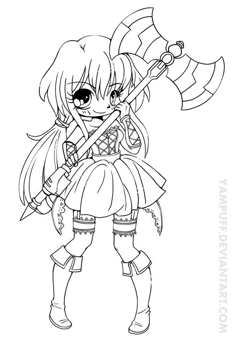Soldat Chibi Coloring Pages Coloring Pages For Girls Cute Coloring