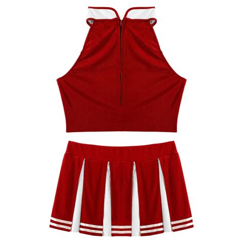 cheer leader festival fancy dress costume school girl uniform mini skirt outfits ebay