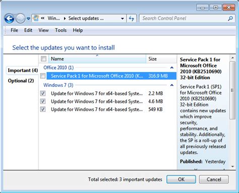 Microsoft Office 2010 Service Pack 1 Veröffentlicht