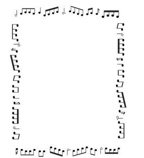 Pin By Grammie Newman On Birthday Borders And Frames Music Notes