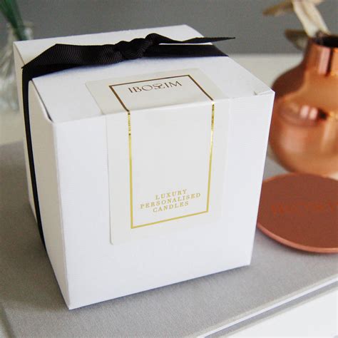Personalised Wedding T Candle Soy Wax By The Luxe Co