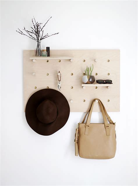 Diy Pegboard Wall Organizer The Merrythought