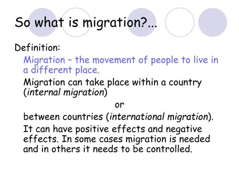 Ppt What Are The Causes Of Migration Powerpoint Presentation Free
