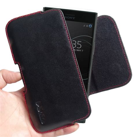 32nd shop stock a fantastic range of sony xperia xz1 cases including high quality classic real leather wallet styles. Sony Xperia XZ1 Compact Leather Holster Pouch Case (Red ...