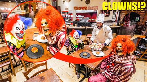 When You See Clowns In A Restaurant Run Away Fast They Are Bad They