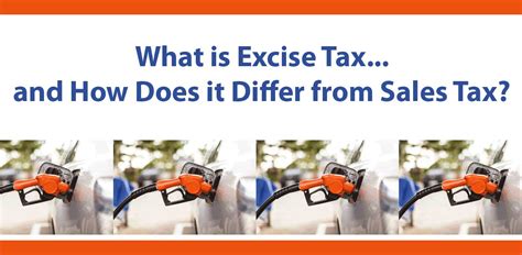 What Is Excise Tax And How Does It Differ From Sales Tax