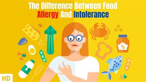 The Difference Between Food Allergy And Intolerance Youtube