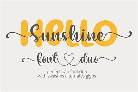 Hello Sunshine Font Download Free Font