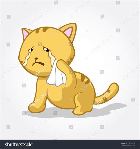 This Cat Cartoon Vector Illustration This Stock Vector