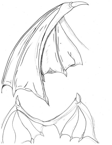 Bat Wings Drawing At Explore Collection Of Bat