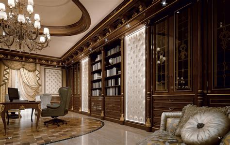 Luxury Classic Office Interior Design