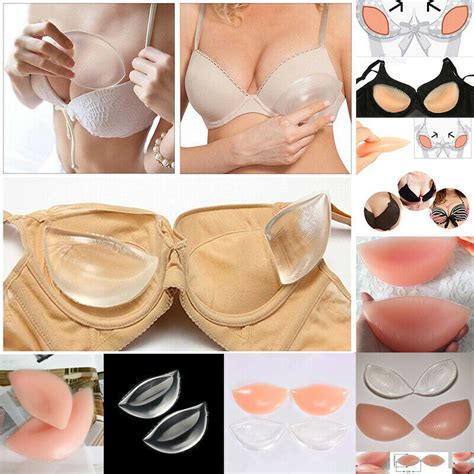 Silicone Gel Bra Breast Enhancers Push Up Pads Chicken Bikini Fillets