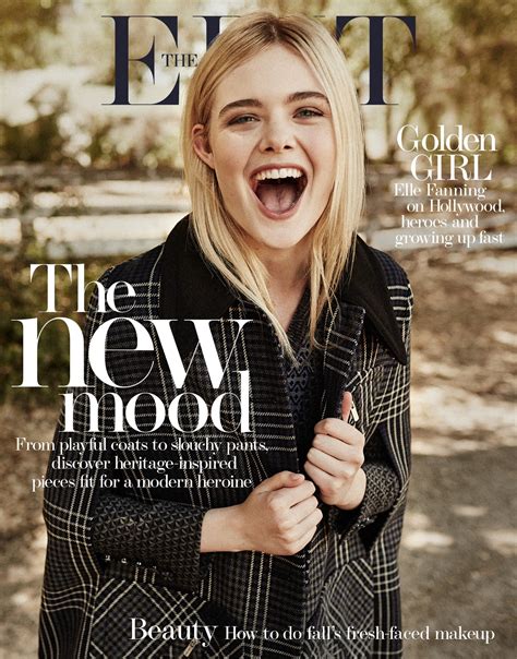 Elle Fanning In The Edit Magazine September 10th 2015 By Billy Kidd