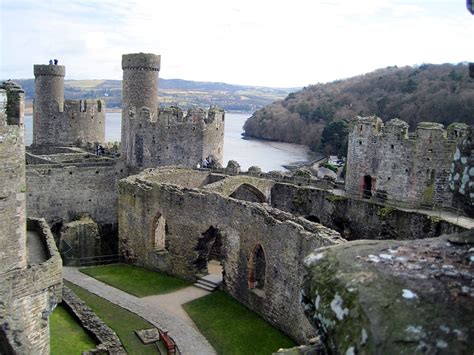 Conwy Castle In Snowdonia Outstanding Medieval Fortification In Europe
