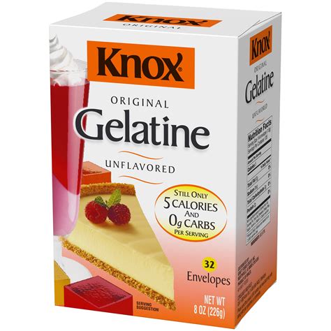 Knox Original Unflavored Gelatine Dessert Mix 32 Packets Buy Online