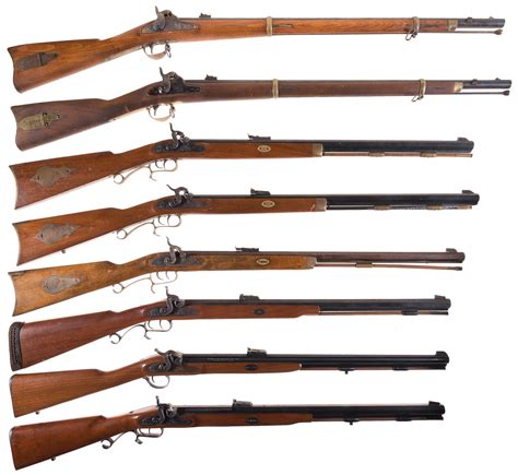 Eight Modern Black Powder Rifles Rock Island Auction