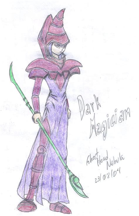 Dark Magician By Ghosthead Nebula On Deviantart