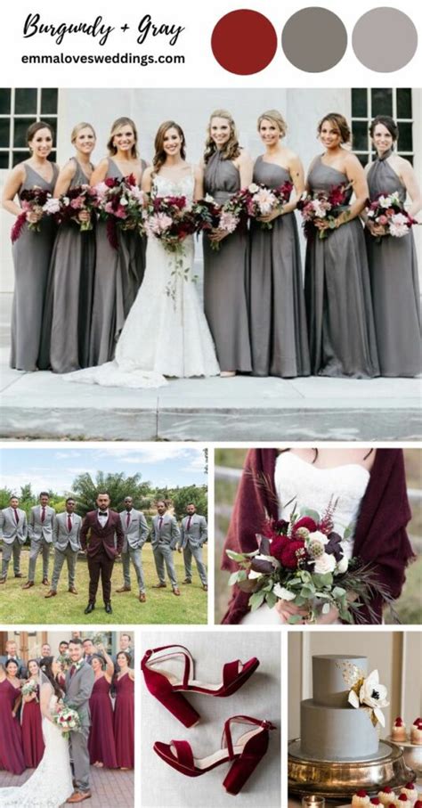 9 Classy Burgundy Wedding Color Palettes Ideas For 2023