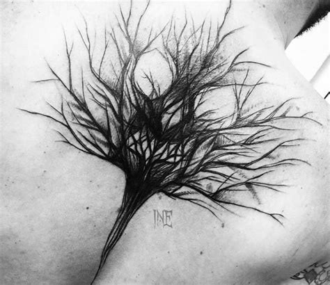 Tree Skull Tattoo By Inne Tattoo Post 16843