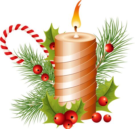 34 Christmas Candle Clipart Pictures Alade