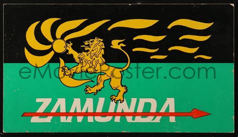 Zamunda is a fictional african country in the movie coming to america. eMoviePoster.com: 4k0003 COMING TO AMERICA 7x11 production soundstage/set sign 1988 seal of ...