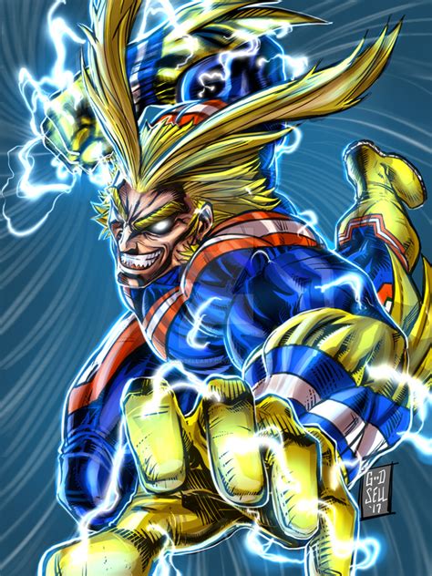 All Might My Hero Academia Bnha By Goodsell By Goodsellart On